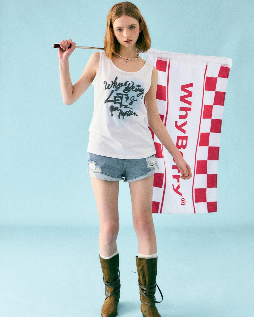College Logo Embroidered Tanktop WBL0026