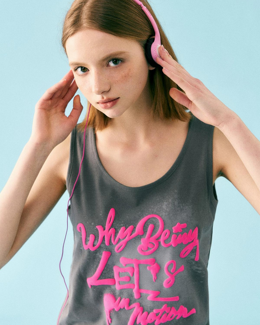 College Logo Embroidered Tanktop WBL0026